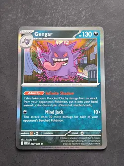Gengar 050/088 Rare Perfect Order Pokemon Holo Near Mint - Image 1