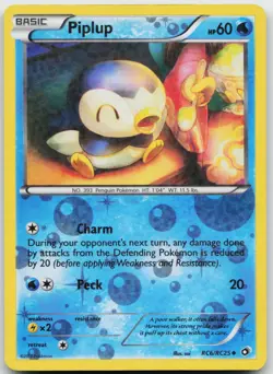 Piplup RC6/RC25 Holo Uncommon Legendary Treasures: Radiant Collection Pokemon MP - Image 1