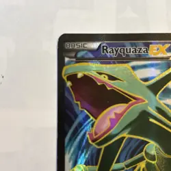 Pokemon Rayquaza EX Full Art 104/108 XY Roaring Skies Ultra Rare MP Read - Image 3