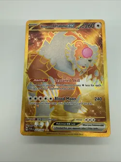 Pokemon Card Bloodmoon Ursaluna ex 222/167 Hyper Rare Twilight Masquerade NM - Image 1