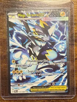 Pokemon TCG Mega Zeraora EX 114/084 Pitch Black Holo Rare HP 270 English - Image 3