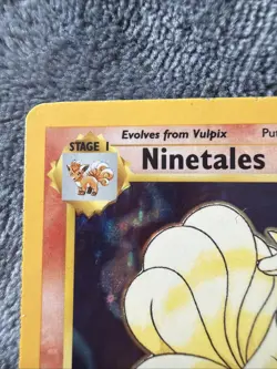 Pokemon TCG Ninetales Base Set 12/102 Holo 1999-2000 Wizards Base Set Copyright - Image 2