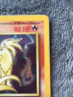 Pokemon TCG Ninetales Base Set 12/102 Holo 1999-2000 Wizards Base Set Copyright - Image 3