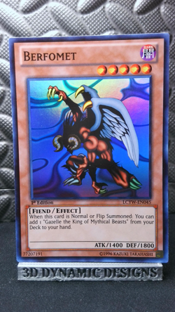 | Yugioh Berfomet LCYW-EN045 1st Super Legendary Collection Yugis World NM 🔥 | - Image 1