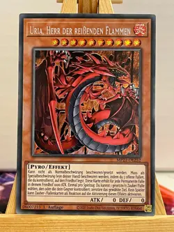 Uria, Herr Der Reißenden Flammen MP21-DE252 Secret Rare Deutsch NM YUGIOH - Image 1