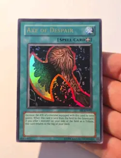 Yugioh Axe Of Despair MRL 002 Ultra Rare MP - Image 3
