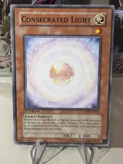 Yu-Gi-Oh Consecrated Light 1st Edition Absolute Powerforce #ABPF-EN033 2010 - Image 1