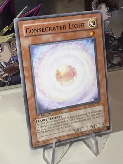 Yu-Gi-Oh Consecrated Light 1st Edition Absolute Powerforce #ABPF-EN033 2010 - Image 3