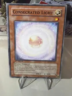 Yu-Gi-Oh Consecrated Light 1st Edition Absolute Powerforce #ABPF-EN033 2010 - Image 4