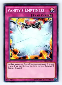 Yugioh Vanity's Emptiness THSF-EN059 Super Rare - NM 💎 - Image 1