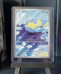 The Pokemon Company Spheal SV08 Surging Sparks Illustration Rare Holo 199/191 EN - Image 1