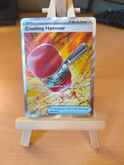 Crushing Hammer 105/084 Ultra Rare Full Art Holo Pokemon Pitch Black English NM - Image 1