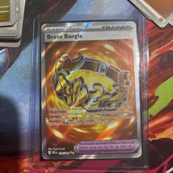 Brave Bangle 104/084 Pitch Black Ultra Rare Pokemon TCG NM - Image 1