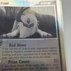 Absol 1/97 2003 POKEMON EX DRAGON 1 ABSOL-REVERSE FOIL 70 HP English (2003) - Image 2