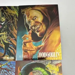 1995 Marvel Fleer Ultra Spider-Man Golden Web Chromium 9 Card Set - Image 4