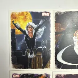 Marvel 2009 Spider-Man Archives Allies Canvas 9 Card Chase Set A1-A9 - Image 2