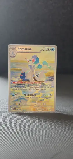 Pokemon TCG- Primarina - 088/084 - ME05: Pitch Black (ME05) Illustration Rare NM - Image 1
