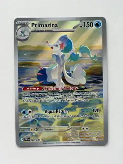 Primarina 088/084 Pokemon TCG Pitch Black Illustration Rare NM - Image 1