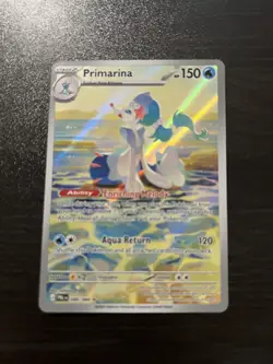 Primarina 088/084 Pokemon TCG Pitch Black Illustration Rare Holo NM - Image 1