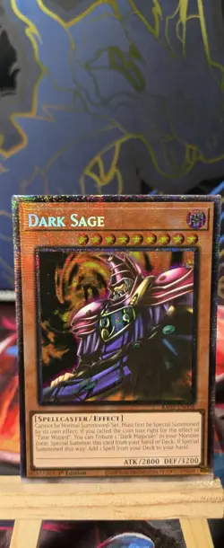 Dark Sage RA05-EN004 Rarity Collection 5 1st Edition Starlight Rare Near Mint - Image 1