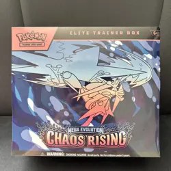 Pokemon TCG Mega Evolution Chaos Rising Elite Trainer Box ETB SEALED NEW UK - Image 1