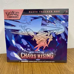 Pokemon TCG: Chaos Rising Elite Trainer Box ETB ✅ New & Sealed ✅ Fast Ship - Image 1