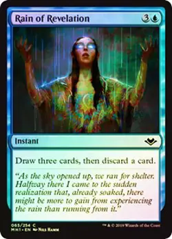 Rain of Revelation FOIL Modern Horizons NM Blue Common MAGIC MTG CARD ABUGames - Image 1