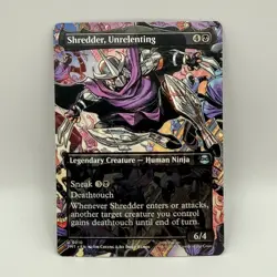 Shredder Unrelenting 0210 TMT TMNT Magic The Gathering MTG Card - Image 2