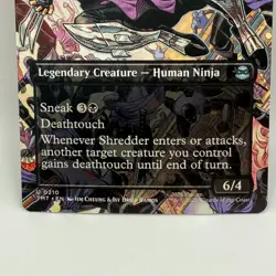 Shredder Unrelenting 0210 TMT TMNT Magic The Gathering MTG Card - Image 3