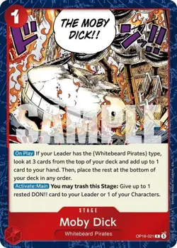 Moby Dick OP16-021 Rare One Piece Card - Image 1