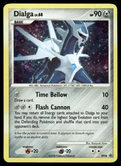 Pokemon Cards Dialga DP26 Diamond and Pearl Promos Holo Promo DMG - Image 1