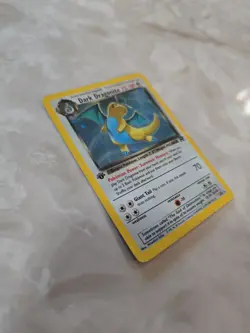 Pokemon Dark Dragonite Holo Rare TCG Card 1st Edition 5/82- Authentic - Image 2