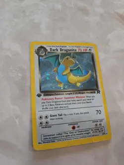Pokemon Dark Dragonite Holo Rare TCG Card 1st Edition 5/82- Authentic - Image 3
