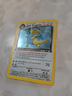 Pokemon Dark Dragonite Holo Rare TCG Card 1st Edition 5/82- Authentic - Image 4