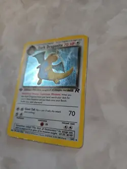 Pokemon Dark Dragonite Holo Rare TCG Card 1st Edition 5/82- Authentic - Image 5