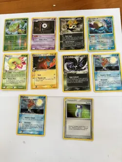 Bundle of 10 Vintage Pokemon Cards - Image 1