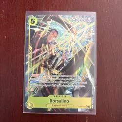 Bandai One Piece Card Game Borsalino EB04-058 SEC Alt Art ENG - Image 1