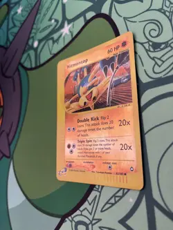 Reverse Holo Hitmontop Aquapolis Set Pokemon Card 82/147 Vintage WOTC - Image 3