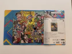 One Piece Official Card Game Playmat Vol 5 English + Luffy Promo Card *in hand* - Image 1