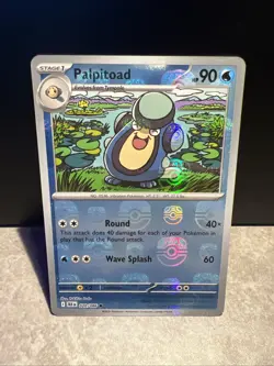 Palpitoad Master Ball Pattern Holo Card 020/086 Black Bolt - Image 1