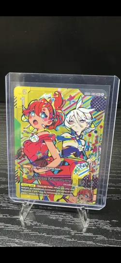 Bandai Gundam Card Game Suletta Mercury GD04 Phantom Aria GD04-085 R+ Holo - Image 1