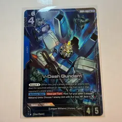V-Dash Gundam Alternate Art Foil - GD04-006 R+ - NM - Gundam TCG Card Game NM - Image 1
