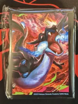 Mega Charizard X EX UPC Ultra Premium Collection - 65 Card Sleeves - NEW - Image 1