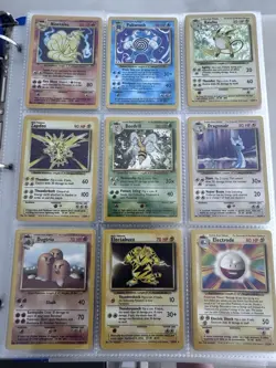 pokemon cards binder collection Base set 1999 & Jungle Set Excluding Trios - Image 3
