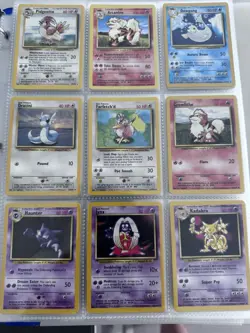 pokemon cards binder collection Base set 1999 & Jungle Set Excluding Trios - Image 4