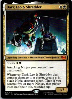 DARK LEO & SHREDDER 0142 MYTHIC TEENAGE MUTANT NINJA TURTLES - Image 1