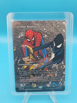 MTG Marvel's Spider-Man Leyline Binding Marvel Eternal-Legal Non Foil NM - Image 1
