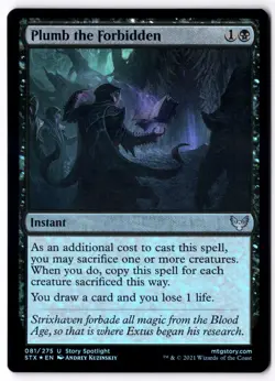 Plumb the Forbidden STX 81 Magic: The Gathering Foil UC NM - Image 1