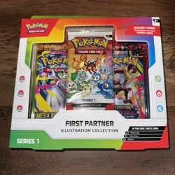 Pokemon TCG First Partner Illustration Collection Series 1 Sealed Box - Image 1