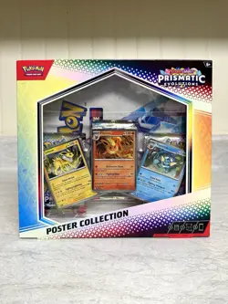 Pokemon TCG Prismatic Evolutions Poster Collection Box - Image 1